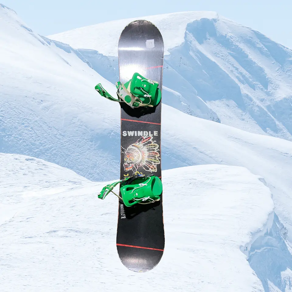 TABLA SNOWBOARD + FIJACIONES 26