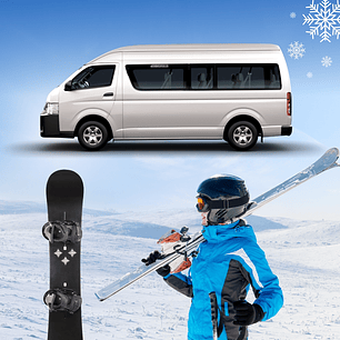 PACK TRANSPORTE + ARRIENDO SKI O SNOWBOARD