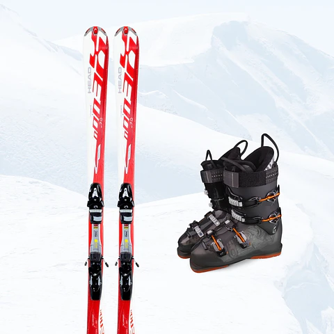 PACK SKI ADULTO + BOTAS + FIJACIONES