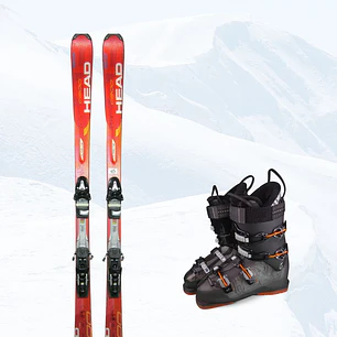 PACK SKI HEAD C200 ADULTO + BOTAS (USADO)