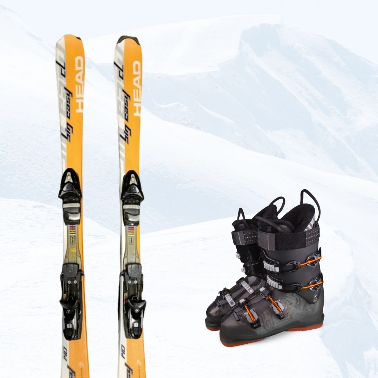 PACK SKI HEAD BIG EASY ADULTO + BOTAS (USADO)
