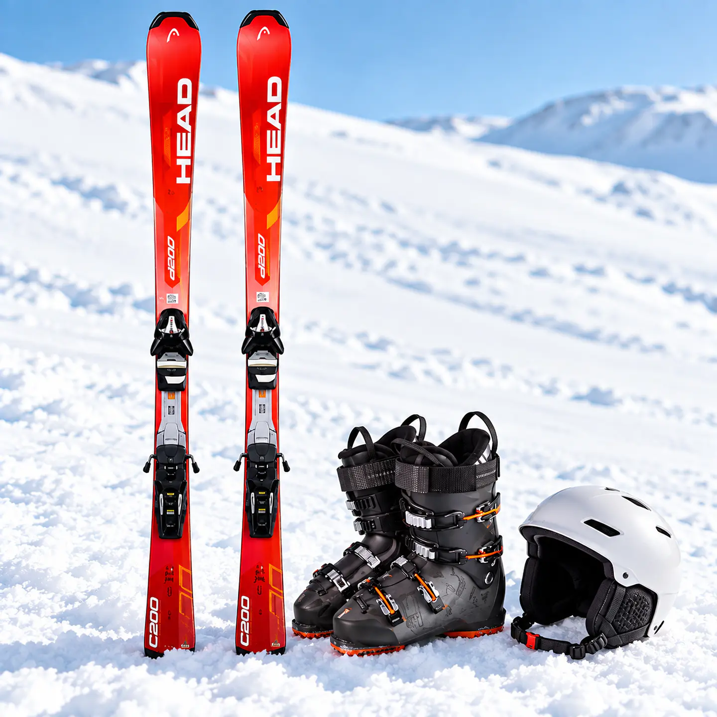 PACK SKI HEAD C200 ADULTO + BOTAS + CASCO (USADO) 1