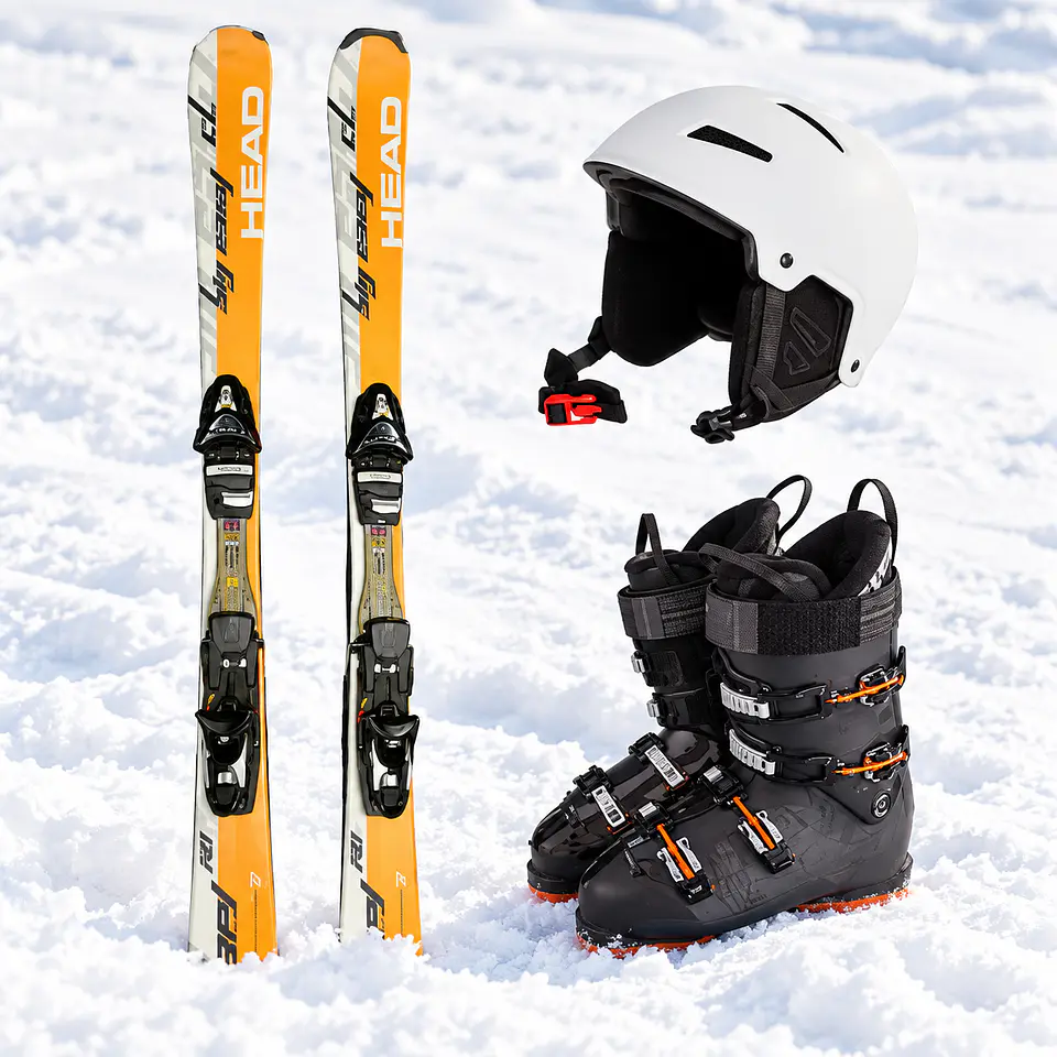 PACK SKI HEAD BIG EASY ADULTO + BOTAS + CASCO (USADO) 1