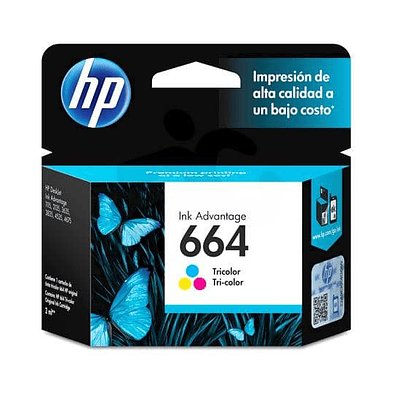 HP 664 COLOR  TINTA ORIGINAL