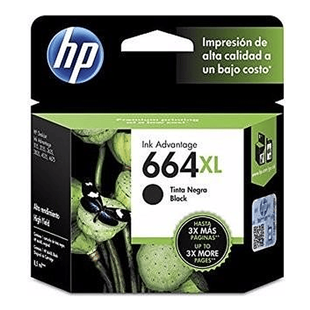 HP 664XL BLACK | TINTA ORIGINAL 