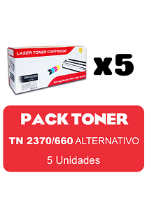 BROTHER TN2370/660 X 5 Pack Alternativo