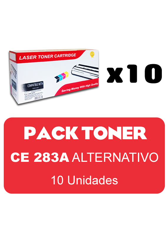 HP283A X 10 Pack Alternativo