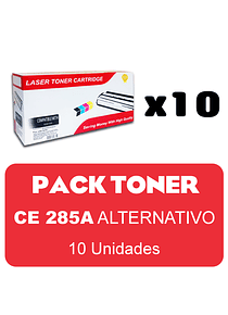 PACK 10 X HP CE285A | TONER ALTERNATIVO