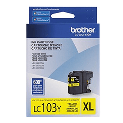 BROTHER LC103C YELLOW XL TINTA ORIGINAL