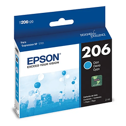 EPSON T206 | 220 CYAN TINTA ORIGINAL 