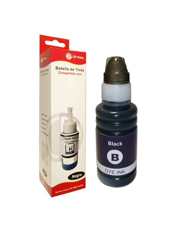 EPSON T504 DYE BLACK Botella Alternativa