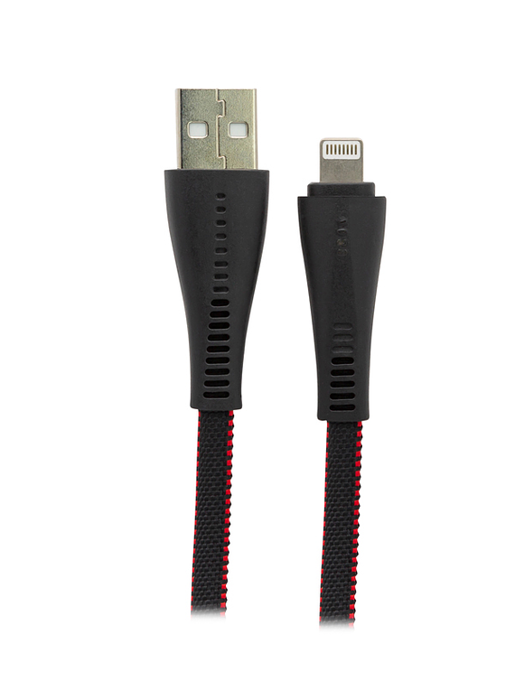 CABLE USB PARA IPHONE 6/7/8/X PLANO CON MALLA