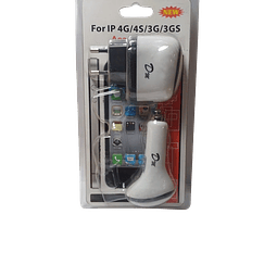 CARGADOR CELULAR UNIVERSAL  USB A 220V Y DE AUTO 12V