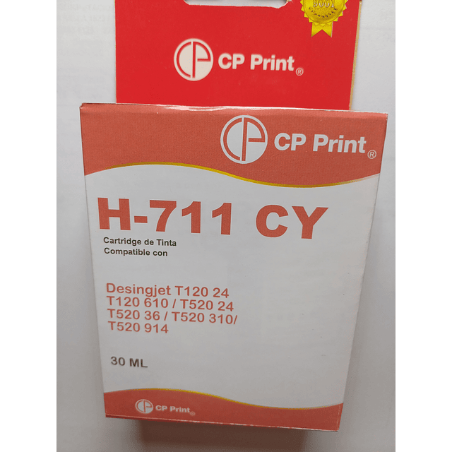 HP 711 CYAN | TINTA PLOTTER ALTERNATIVO 30ML