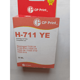 HP 711 YELLOW | TINTA PLOTTER ALTERNATIVO 30ML