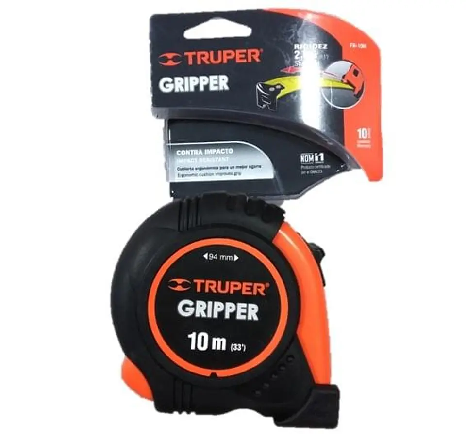 Flexometro de 10 mts. marca Truper 1