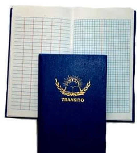 Libreta de Transito marca Ideal