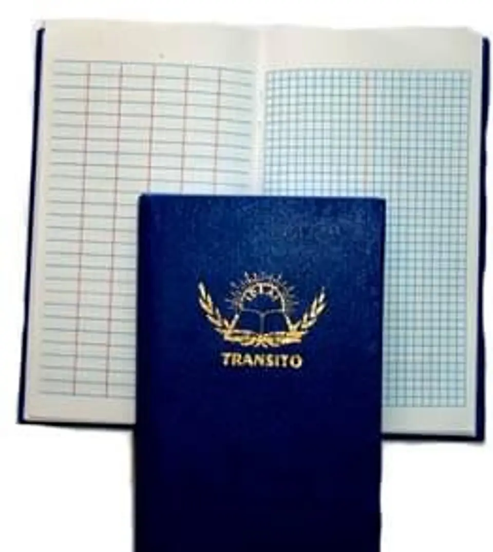 Libreta de Transito marca Ideal 1