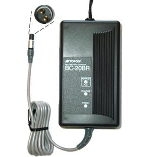 Cargador de baterias marca Topcon modelo BC20BR