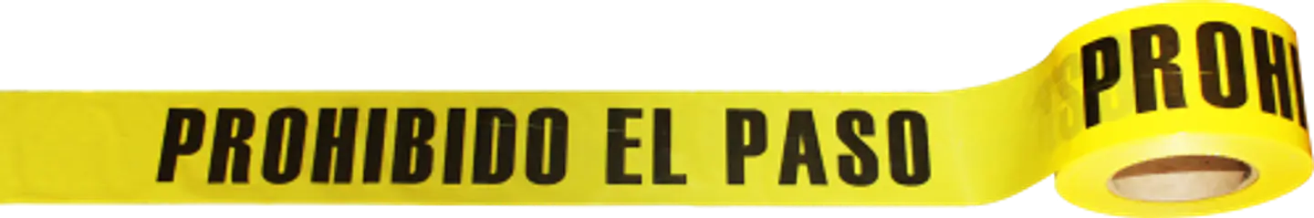 Cinta de prohibido el paso 1