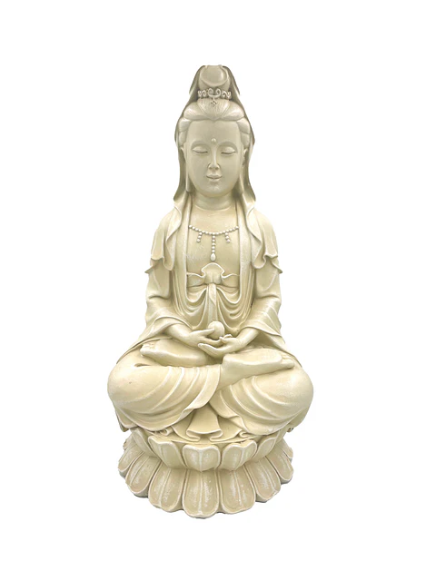 Kuan Yin sobre flor de loto