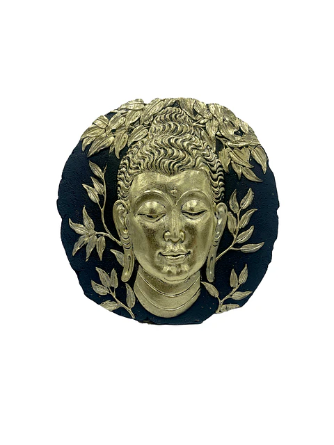 Cuadro madera Kuan Yin