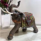 Elefante con montura adornada - Miniatura 1