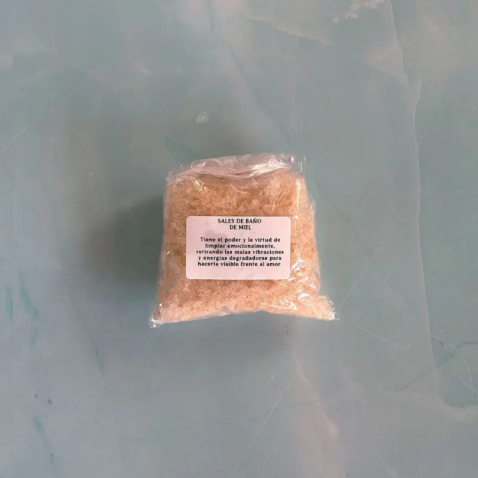 Sal de baño de miel 1