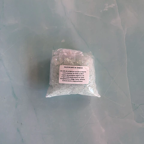Sal de baño de verbena