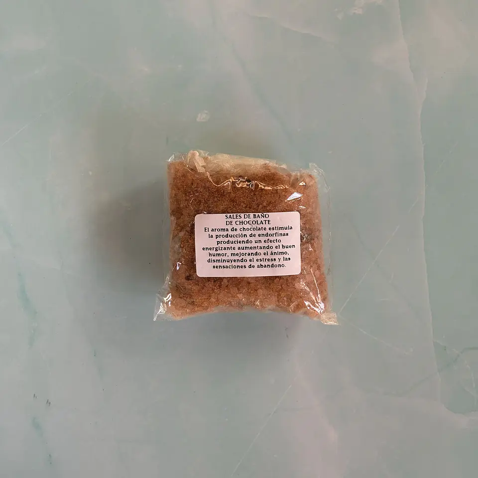 Sal de baño de chocolate 1