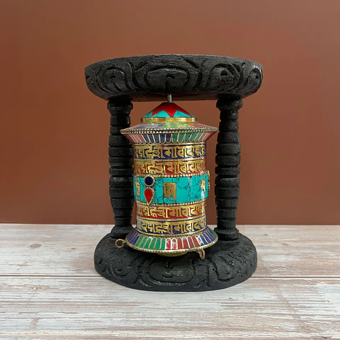 Rueda de rezo Tibetano para colgar