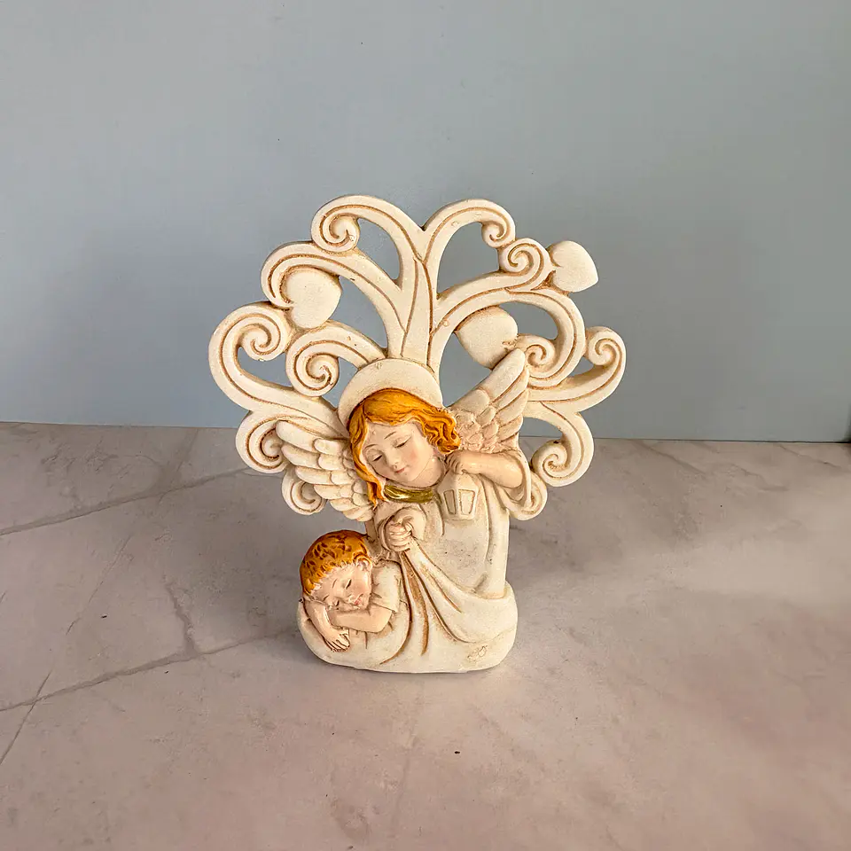 Retablo angel de la guarda y niño 1