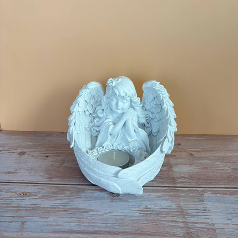 Ángel porta vela