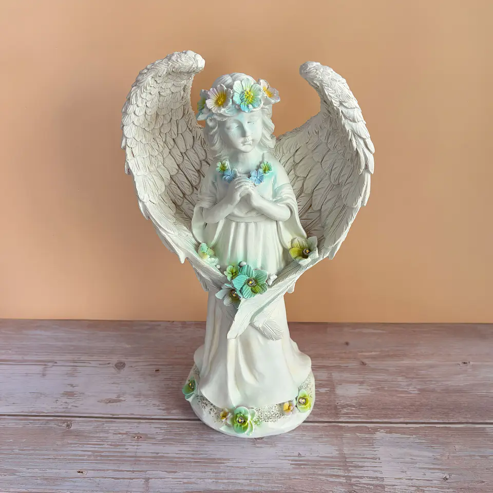 Ángel flores con luz solar 1