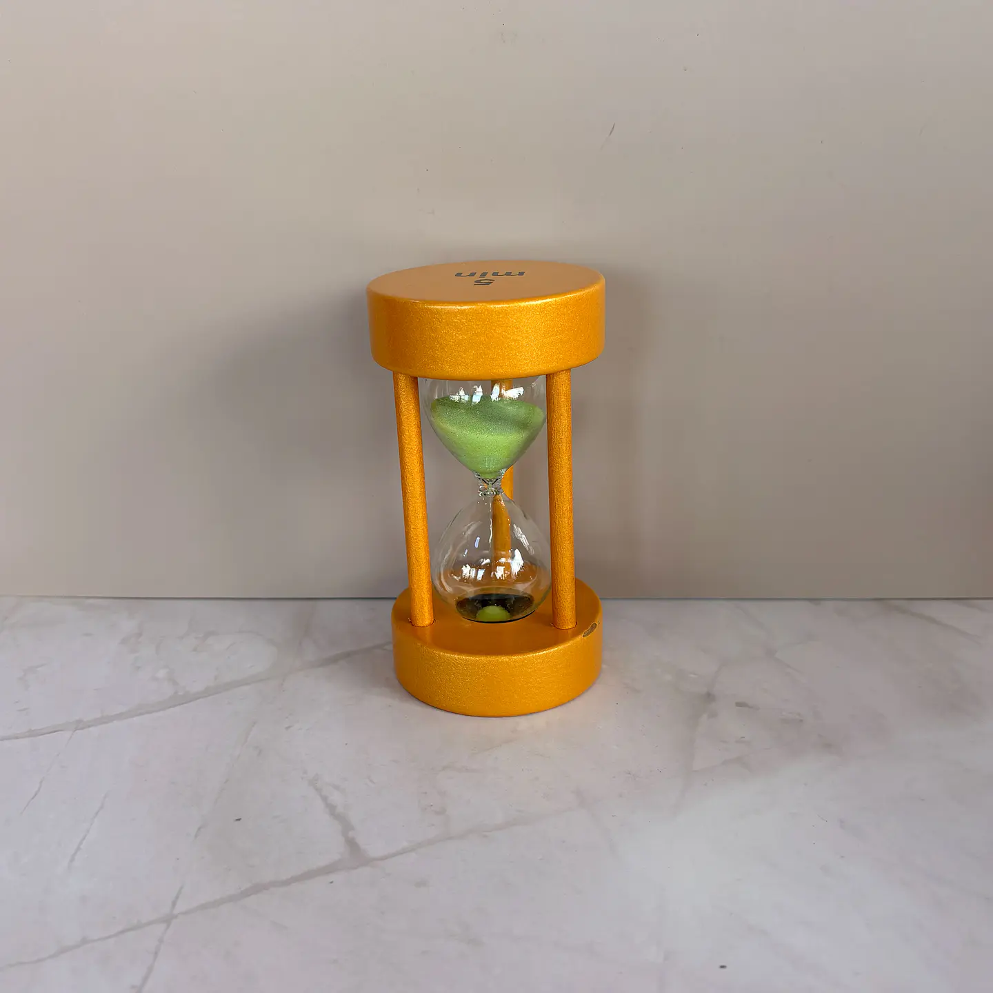 Reloj de arena verde 5min 1
