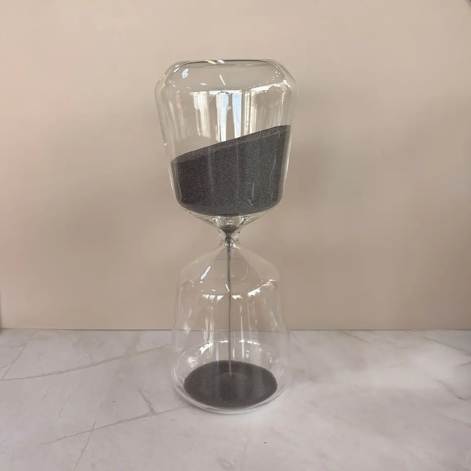 Reloj de arena vidrio gris 4 min 1