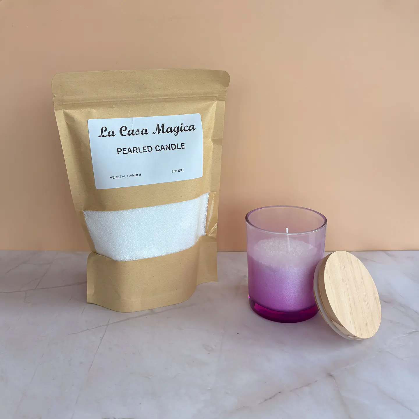 Vela de perlas de soya 3