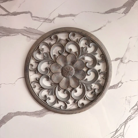 Cuadro de mandala redondo
