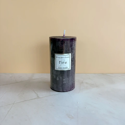 Vela tubo 5 elementos Fuego
