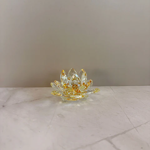 Flor de loto amarilla pequeña