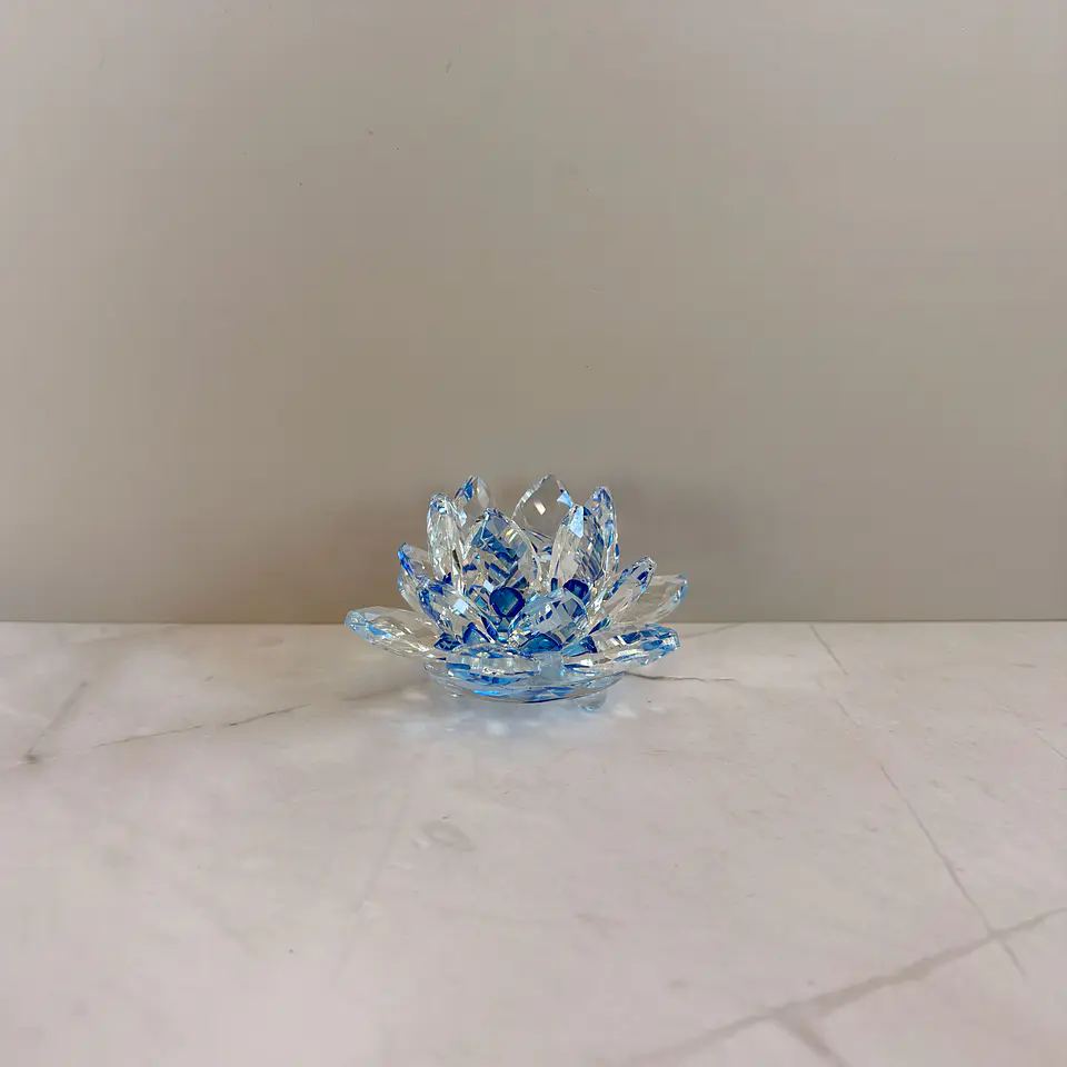 Flor de loto azul pequeña 1