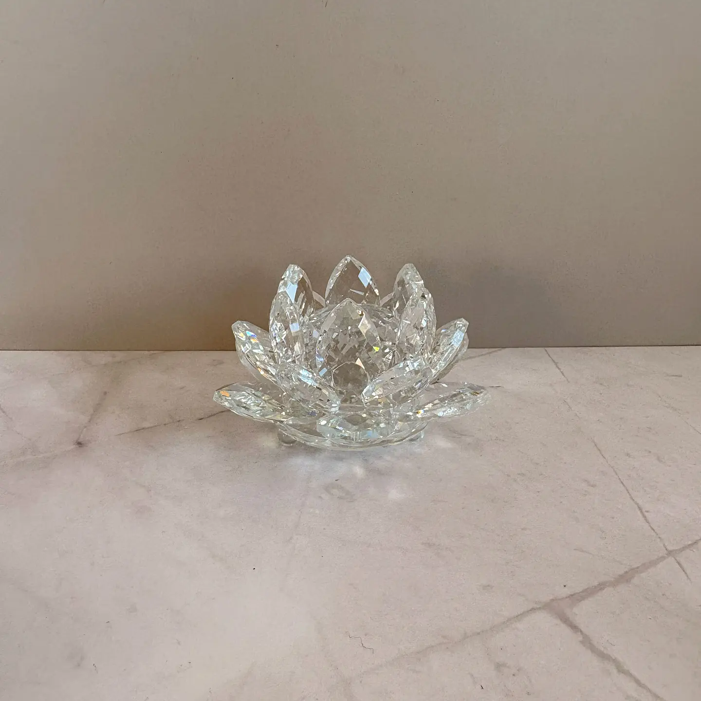 Flor de loto transparente grande 1
