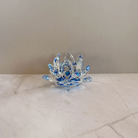 Flor de loto azul grande