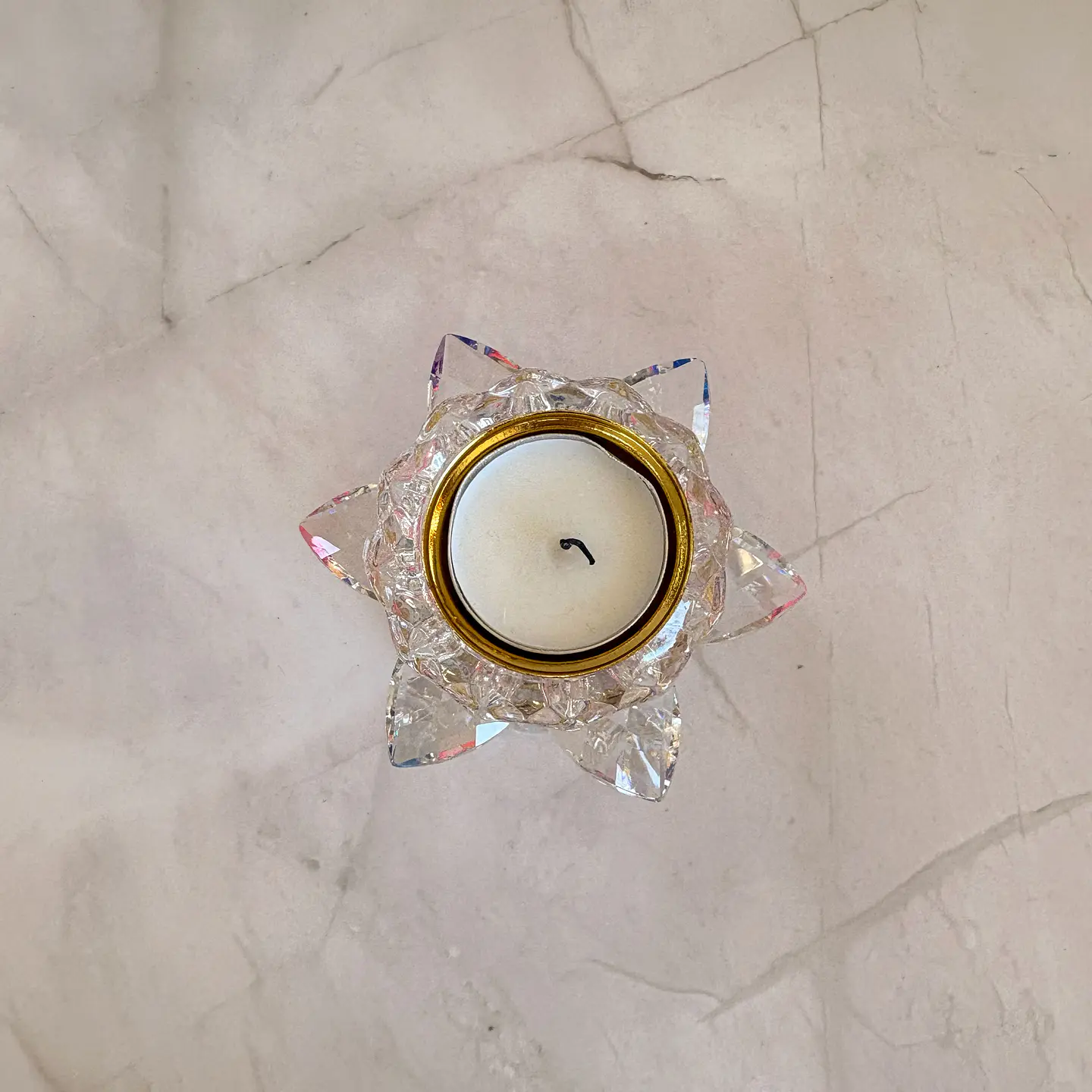Candelabro flor de loto multicolor 2