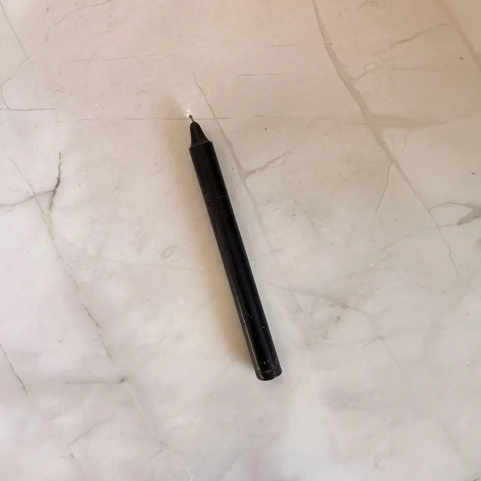 Vela de incienso negro 1