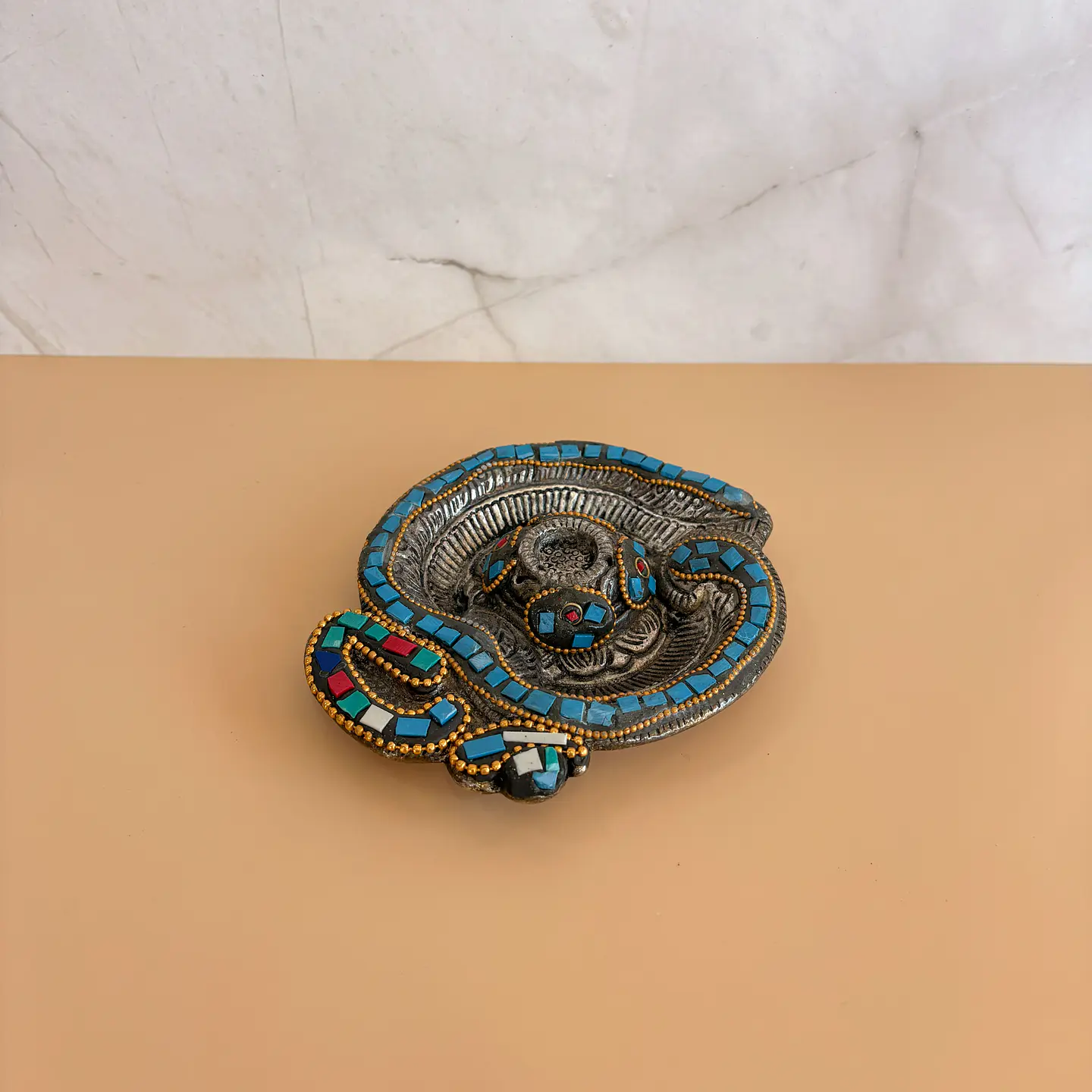 Porta incienso turqueza 1