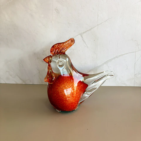 Gallo de vidrio