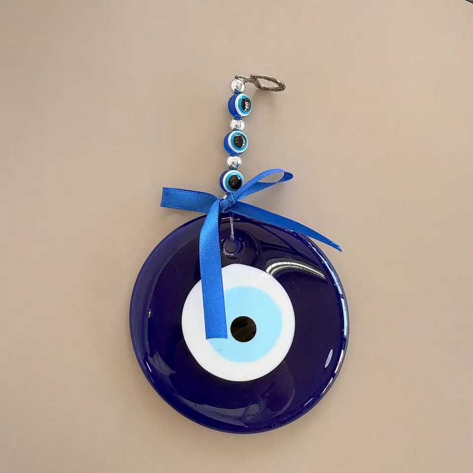 Ojo turco de vidrio con colgante de ojos 1