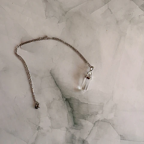 Péndulo de cristal de cuarzo