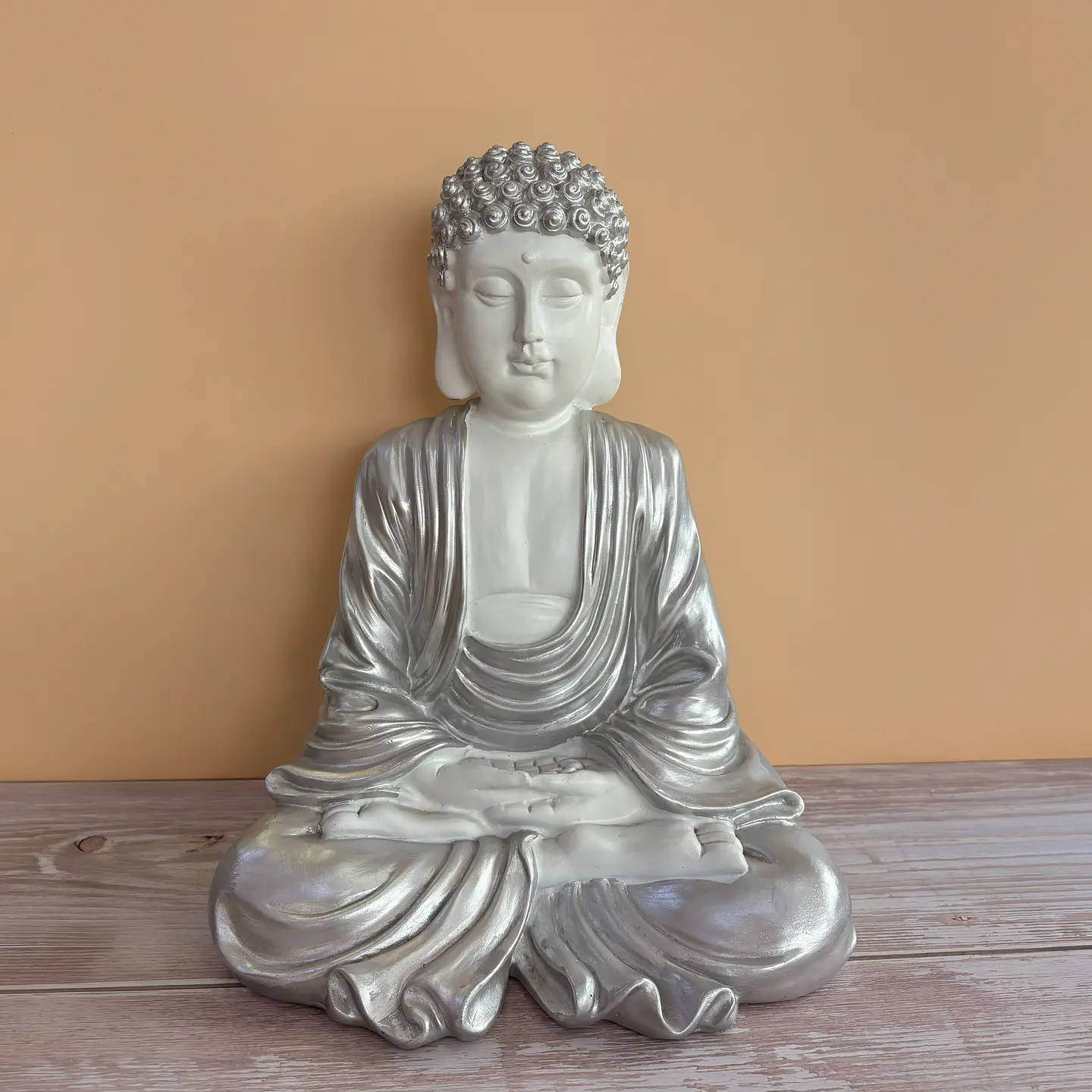 Siddhartha blanco con plateado 1
